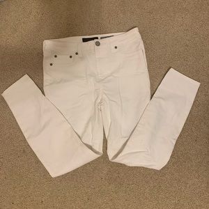 White high waisted jeggings